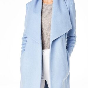 Cole Haan Light Blue Pea Coat